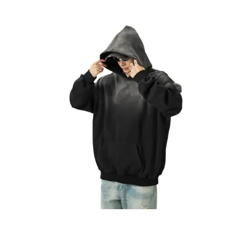 PANDA BASE Промытый черный Унисекс Свитшоты