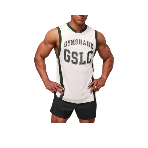 GYMSHARK Белый Мужские Майки