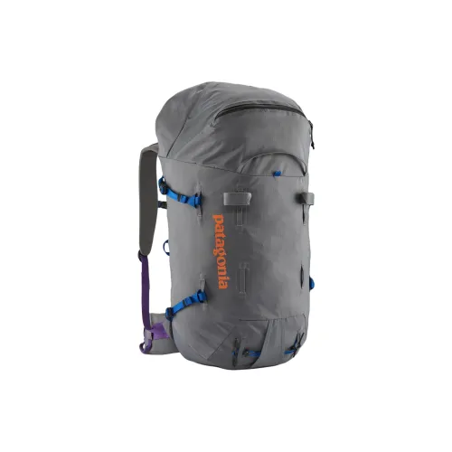Patagonia 55L Альпинистский рюкзак Outdoor сумка Переработанные материалы Светло-серый Мужской