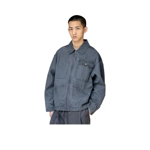 URBAN STANDARD Куртки и Пальто Мужской Выстиранный Серый