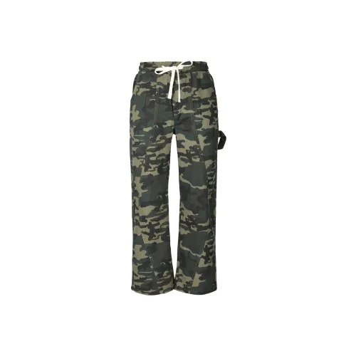 JEEP Повседневные штаны Унисекс Камуфляж серый