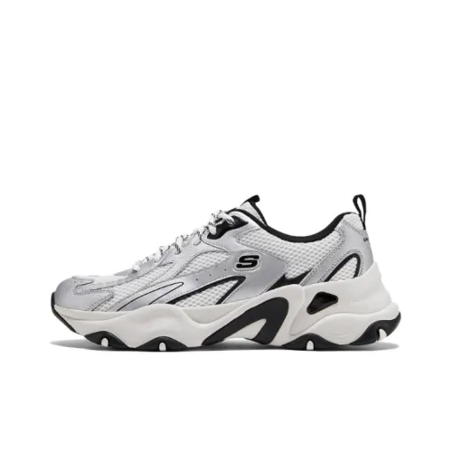 Skechers DLITES массивные кроссовки с низким верхом, серебристые, мужские