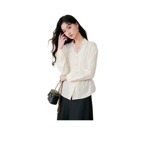 Like The Age Of Water Рубашка Женская Абрикос