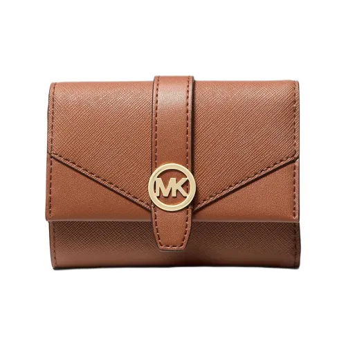 MICHAEL KORS Greenwich Кожа Кошелек Средний Женский Коричневый