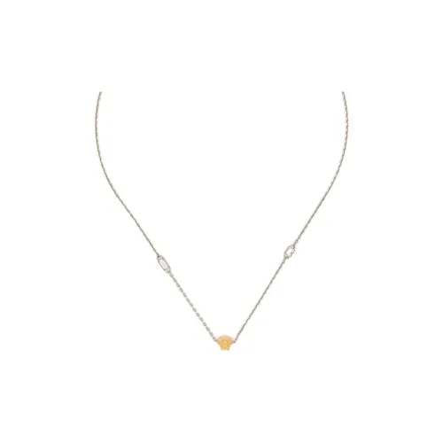 VERSACE Металлические ожерелья Мужской Серебряный