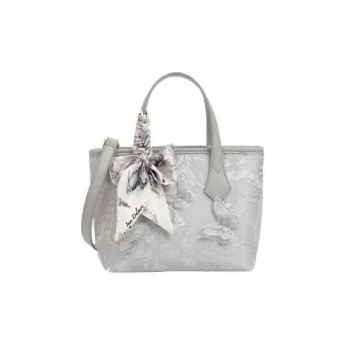 JANE KLAIN Ткань Синтетическая кожа Сумка Стандартная Женская Лунный свет Серый