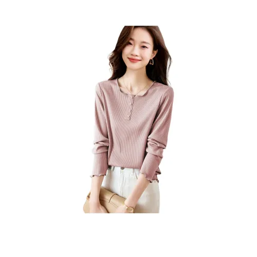 XWI Серый Розовый Женские T-рубашки