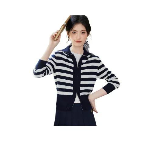 Emodues Трикотаж Женский Синий Полосы