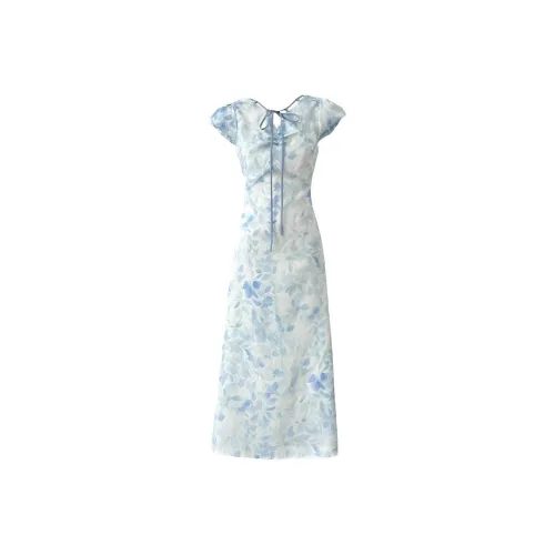 SECFLY OFFICIAL Короткий рукав Платье Женское