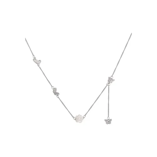 COKKCO Титановые стальные ожерелья женские