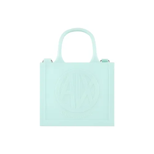 ARMANI EXCHANGEAE PVC Тоут Сумка Сумка для покупок Сумка через плечо Сумка Женская Aqua Blue
