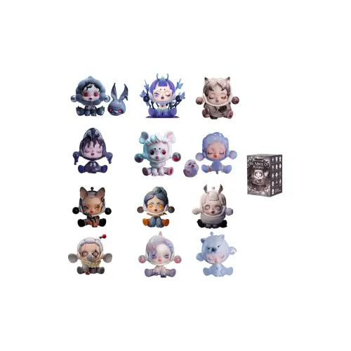 POP MART Skullpanda Dream Eating Animal Collection Blind Box Single Mystery Box Full Box 12 Pack POP MART Skullpanda Dream Eating Коллекция животных Слепая коробка Один Mystery коробка Полная коробка 12 шт