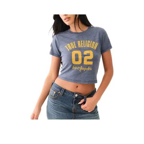 TRUE RELIGION T Рубашка Женская Sapphire Blue