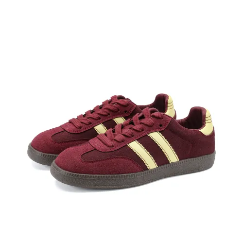 FOXER Non Slip Легкий Низкий Топ Скейтборд Кроссовки Женские Бордовый