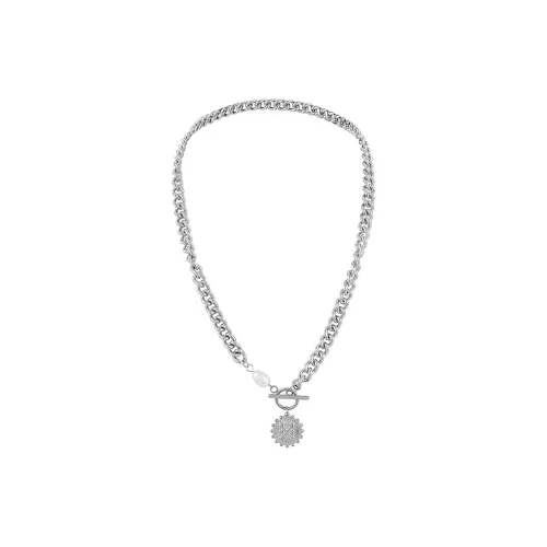 Kelanxi Титановые стальные ожерелья женские