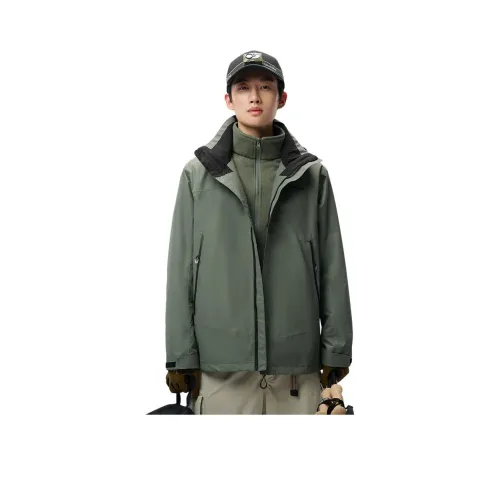 TOREAD Водонепроницаемый Ветрозащитный Устойчивый к истиранию Термическая ветровка Мужской Армейский зеленый