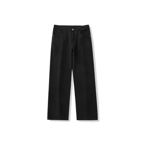 A3G4 Черные унисекс джинсы