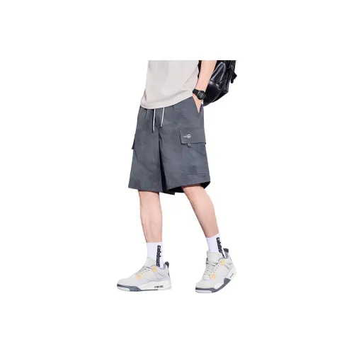 Menglaini Темно-серый [Дышащий Легкий] Унисекс Повседневные шорты