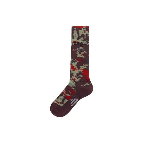 Vivienne Westwood Фиолетовые Женские Носки MID до икры