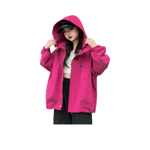 Aisina Ветровка Розово-красная Подростки
