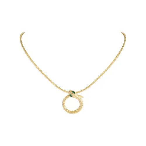 DREAM PARTY Ожерелье из меди и сплава ключица унисекс золото серебро