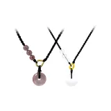 Мирное Ожерелье с Застежкой (Белый + Розовый)