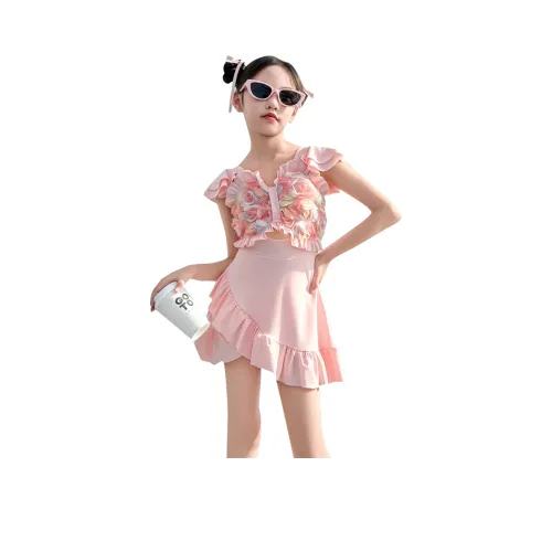 Calfitte Детский купальник розовый для подростков