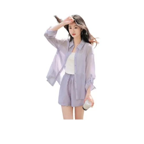 Like The Age Of Water Комплект с юбкой Женские Фиолетовый