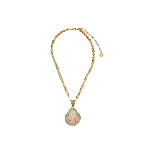 Roberto Cavalli Стекло Brass Necklaces Женские Золотой