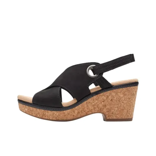 Clarks GISELLE Loop one Ремень Сандалии Женские Черный