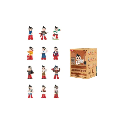 POP MART Iron Arm Astro Boy DIVERSE Lives Collection Слепые коробки Один Mystery Коробка Целая коробка 12 шт