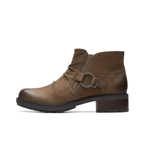 Clarks HEARTH Faye Ботильоны Женские Коричневый