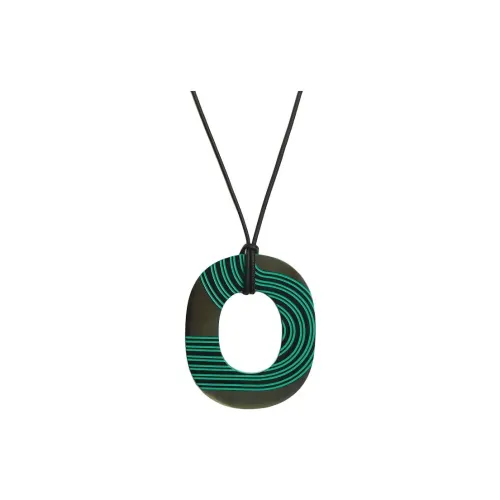 HERMES Ожерелья Женские Черный Зеленый