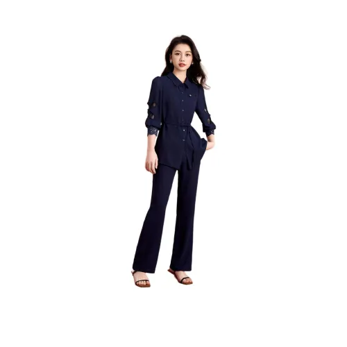 Mylan Повседневный костюм женский темно-синий