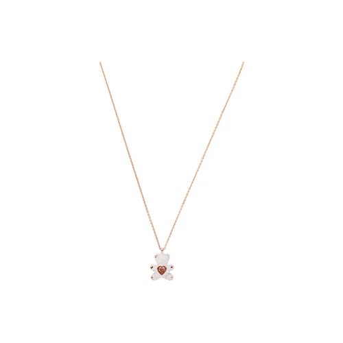 Swarovski Тедди Искусственные Кристальные Ожерелья Женские