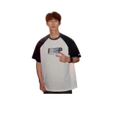 Белый и темно-синий --- [Плотный 100% хлопок]