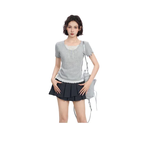 Princess Berdele T-Shirt Женская Серого цвета