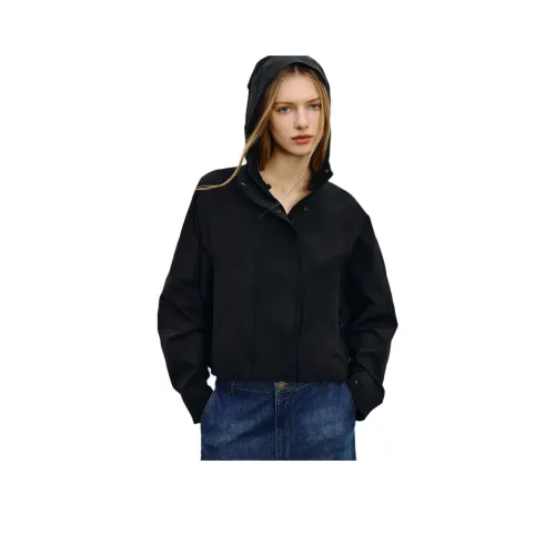 HAVVA Cropped Coat Women's Black HAVVA Укороченное пальто женское черное