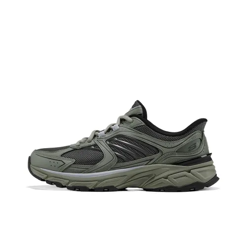 SKECHERS SPORT Мужские массивные кроссовки с низким верхом, оливково-зеленый цвет, мужской