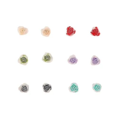 QIANTONG Пластик Серьги-гвоздики Унисекс