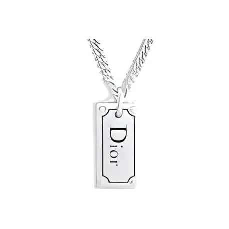 DIOR Серебряные ожерелья Мужские Серебряные
