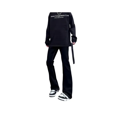 THE AIER Черные Унисекс Джинсы