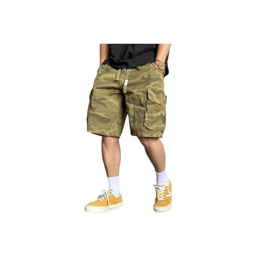 ZHANDASHUAI Летние Карго Шорты Унисекс Армейский Зеленый