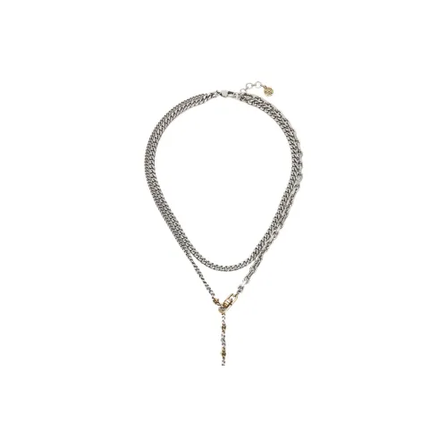 Alexander McQueen Brass Necklaces Серебряные Женские