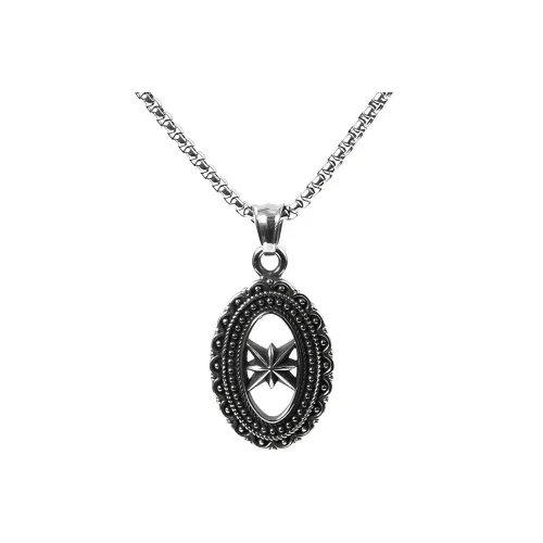 OWNREWARDS Титановая сталь Ожерелье Серебряное Унисекс