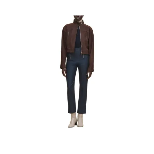 HERMES Коричневые Женские Кожаные Куртки