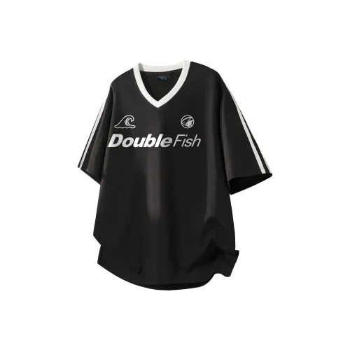 DOUBLEFISH Короткий рукав T-рубашки унисекс