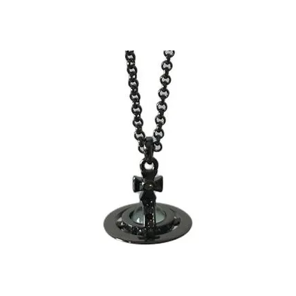 Вивьен Вествуд New Petite Orb Pendant Brass Necklaces Женские
