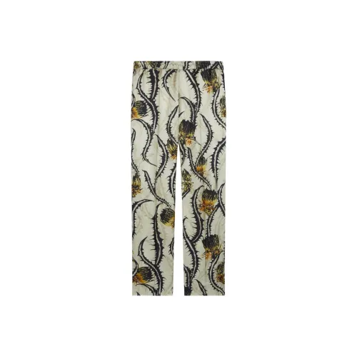 DRIES VAN NOTEN Белый Мужской Повседневные Брюки