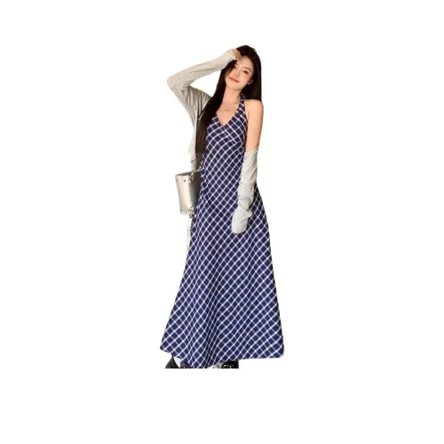 YEARNED Синие Женские Слиплатья